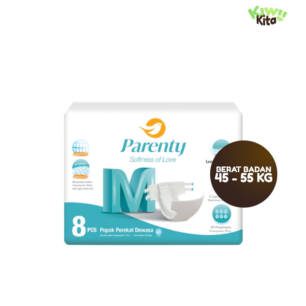 Parenty Adult Diapers | Parenty Popok Dewasa | Type Perekat