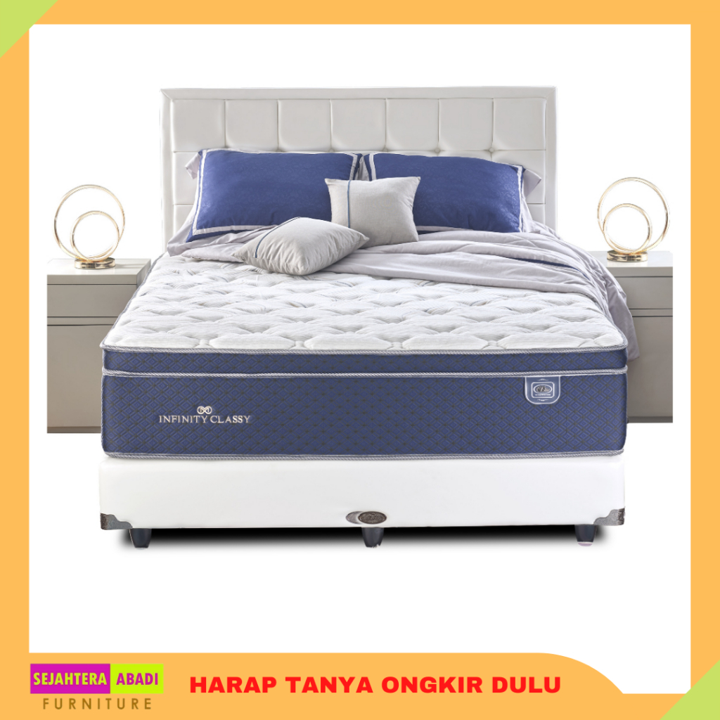 Elite springbed  Infinity Classy kasur pocket latex eurotop matras & full set