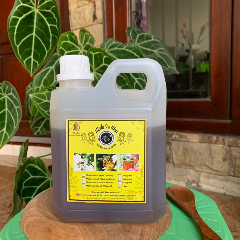 

Madu Melifera Nektar Rambutan Raw Honey ukuran 1kg