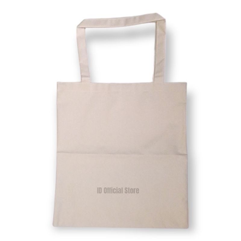 TOTEBAG CANVAS CREAM KHAKI POLOS / TOTE BAG POLOS / GROSIR TOTEBAG KANVAS POLOS KPOP MURAH
