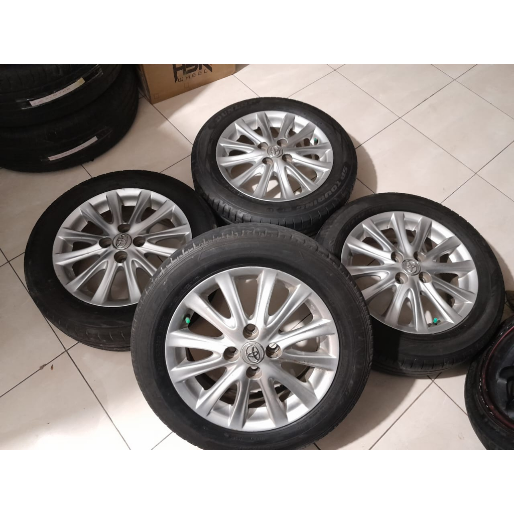 VELG SECOND COPOTAN MOBIL VIOS RING 15 PCD 4X100 + BAN DLP
