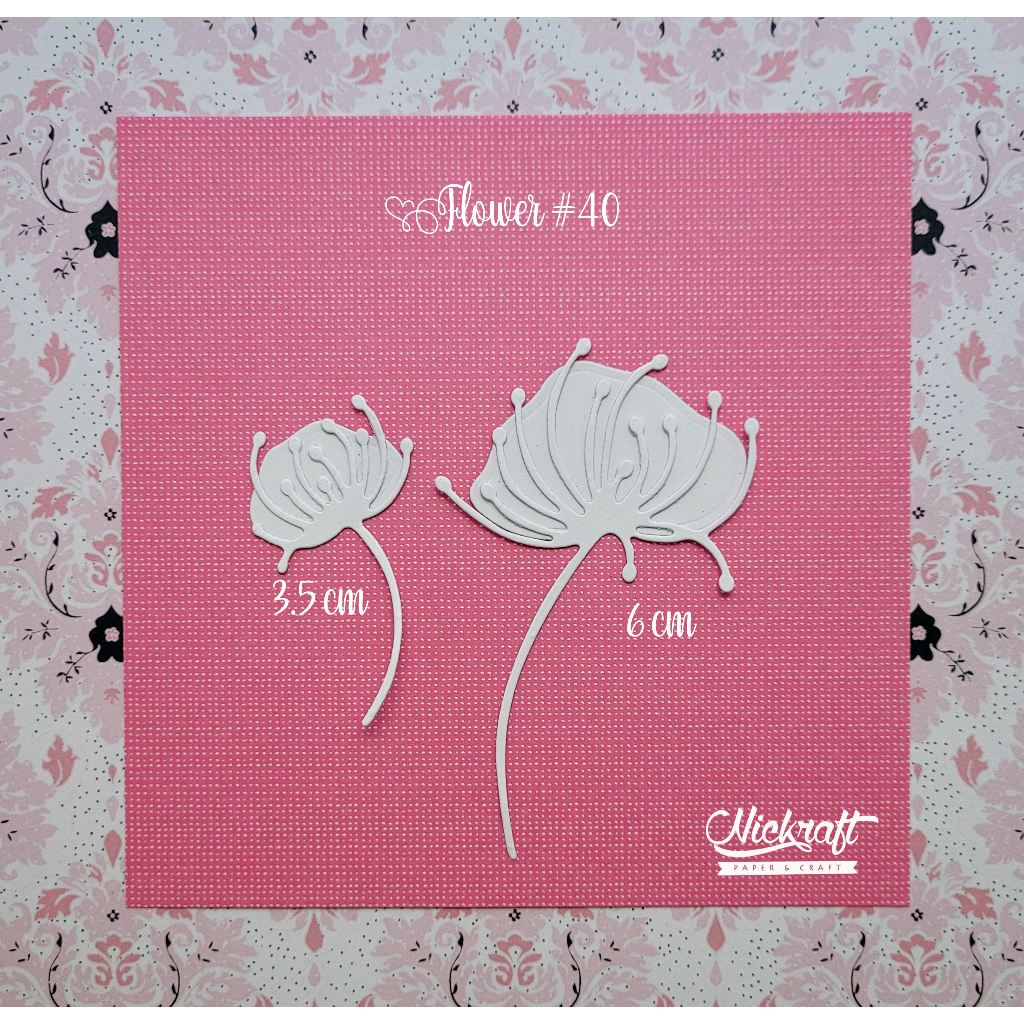 

FLOWER #40 - Hiasan Bunga Scrapbook Jurnal Die Cut Journaling Bujo