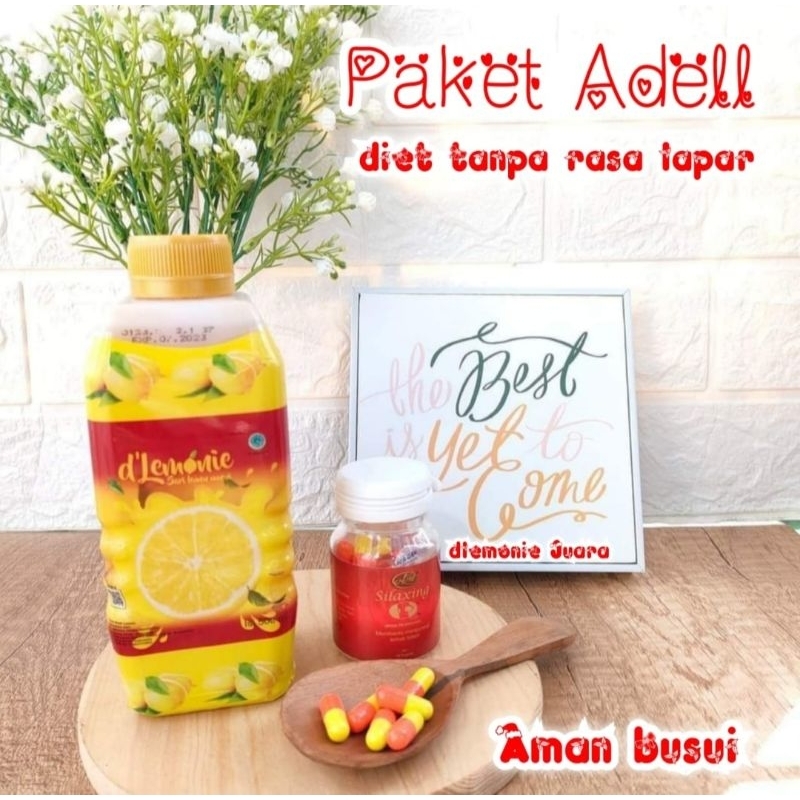 Paket Adell silaxing Super/Adell silaxing super/Adell pelangsing/ jamu Pelangsing/Apell super/paket 