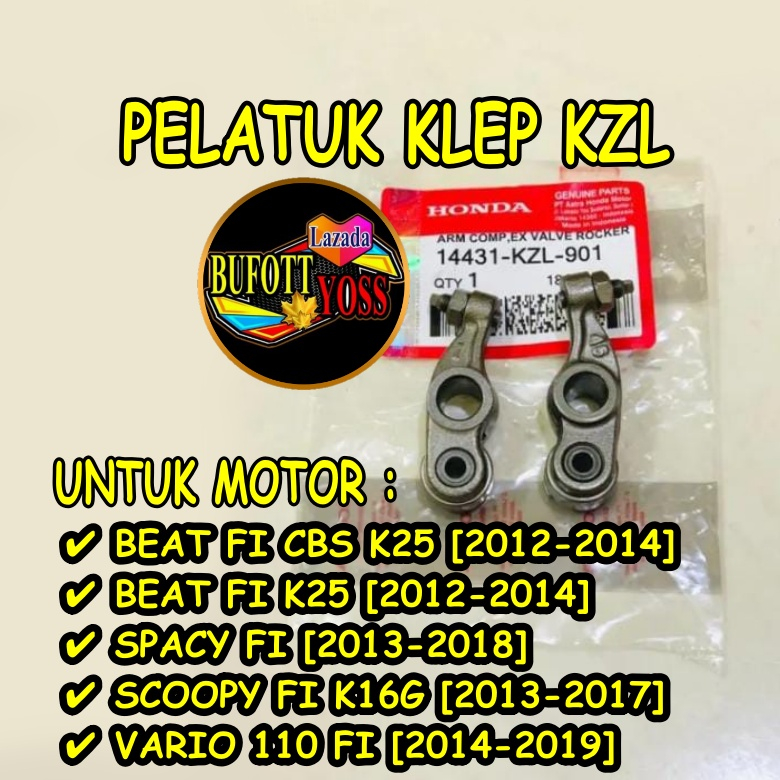 PELATUK KLEP KZL HONDA BEAT FI  SCOOPY FI SCOOPY FI 2012-2015 PLATUK KZL BEAT FI