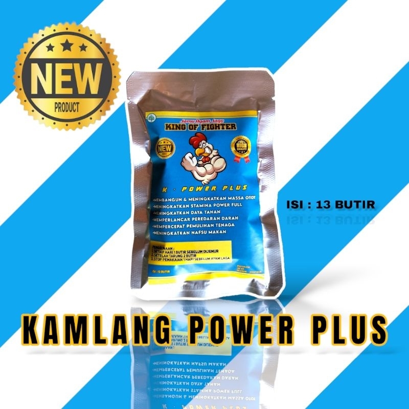 Jamu Ayam Jago King Of Fighter "Kamlang Power Plus" kemasan renteng