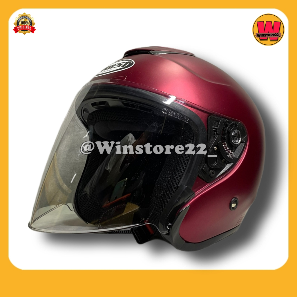 Helm Sepeda Motor Half Face Priest Kyoto Solid Whitte Black Pink Gorilla Glossy & Doff Paket Ganteng