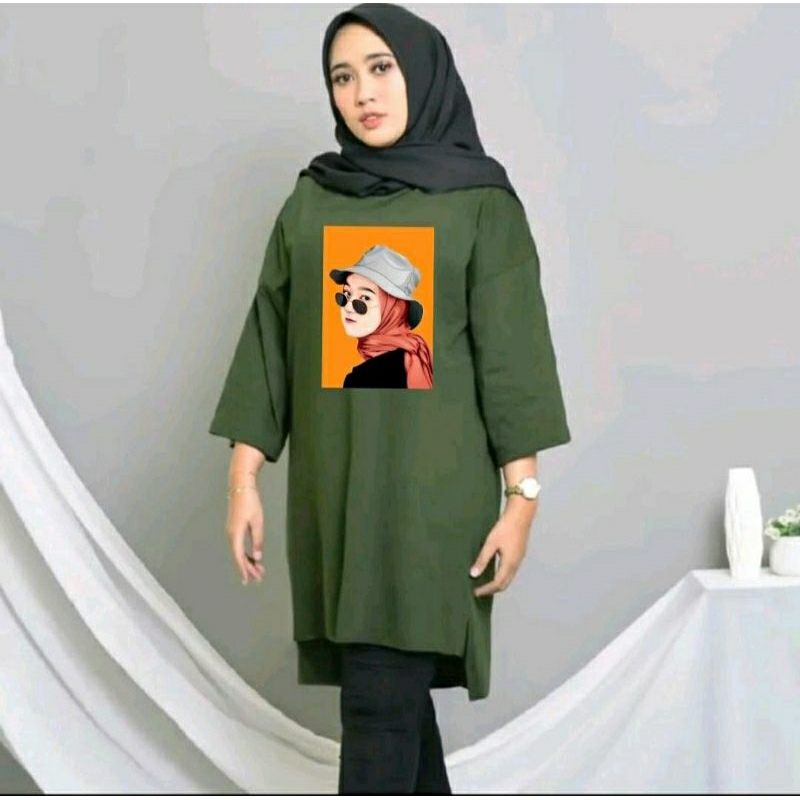 Vilove - Maudy Hijab Tunik PG / Maudy Hijab Tunik Pinguin