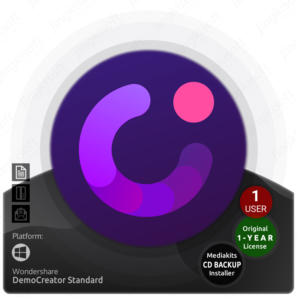 Wondershare DemoCreator Standard (1-User 1-Year Subscription)