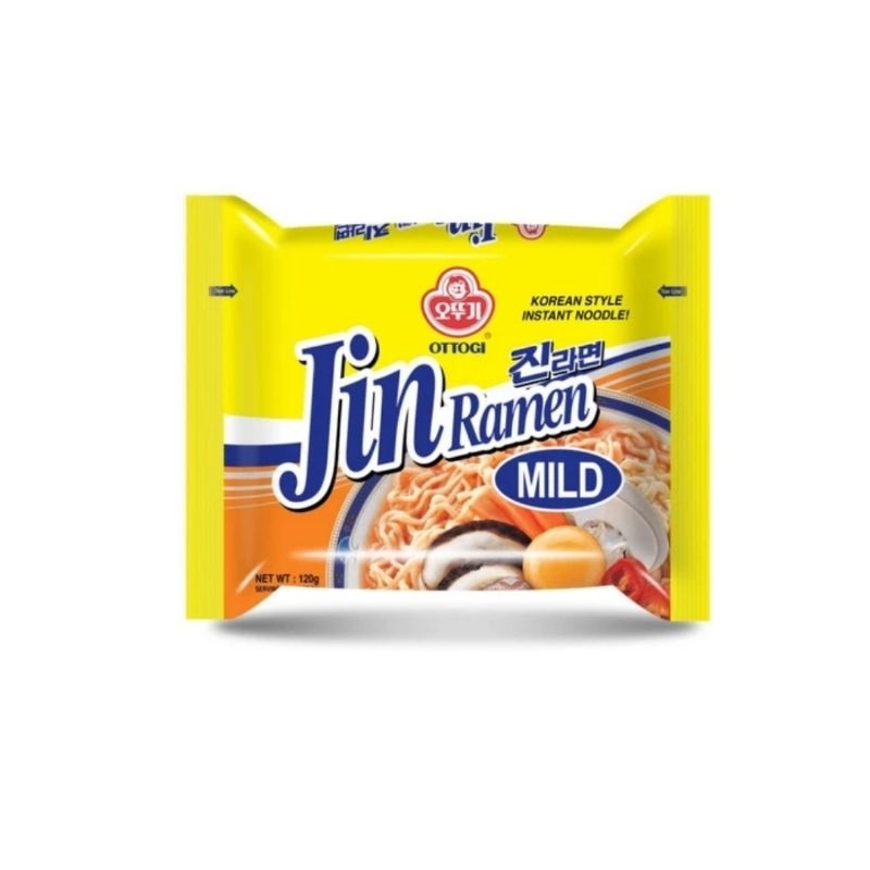

Ottogi Mie Instan Korea - JIN RAMEN MILD 120GR