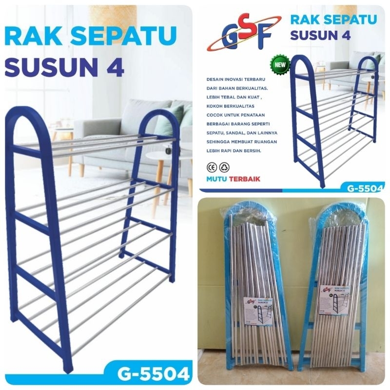 Rak Sepatu Susun 4 GSF G-5504