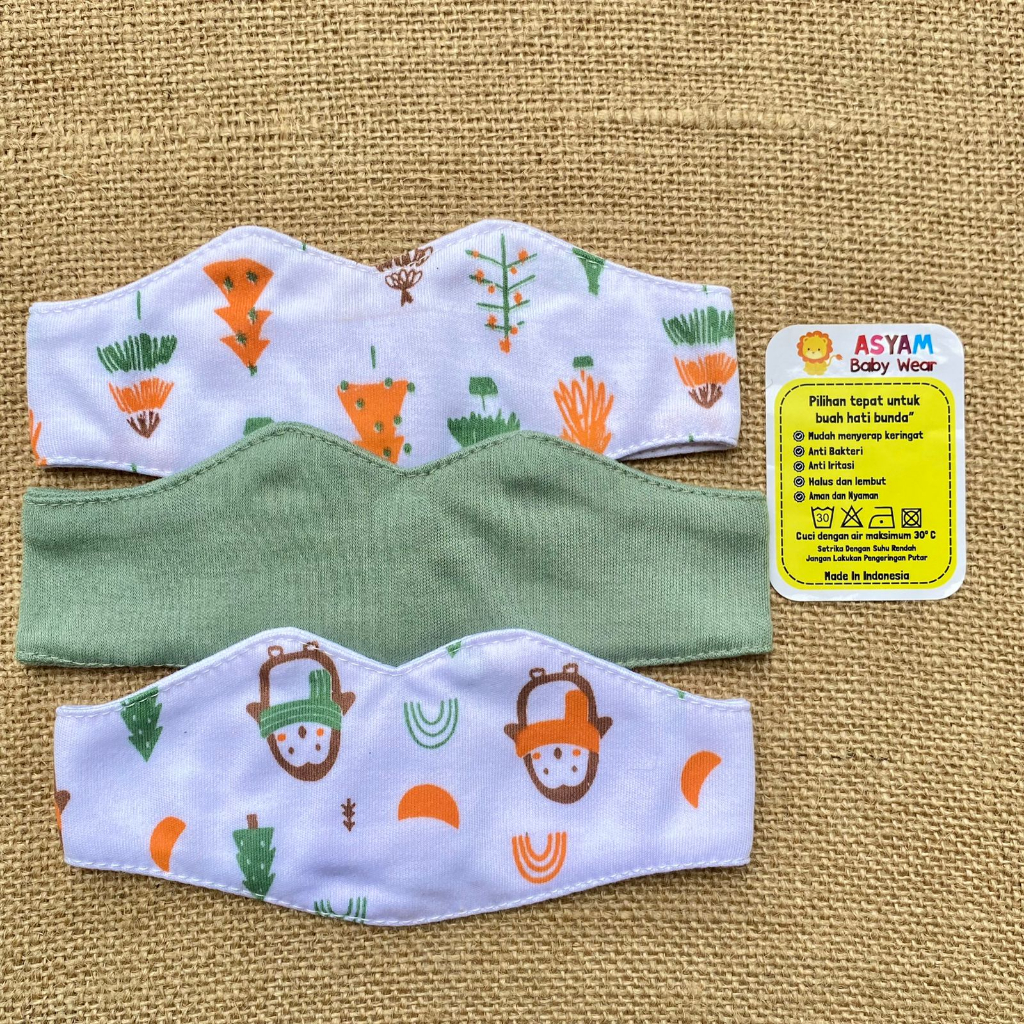3 Pcs Penutup Mata Bayi Baru Lahir Kacamat Jemur Bayi Pelindung Mata Bayi Newborn ASYAM BABY