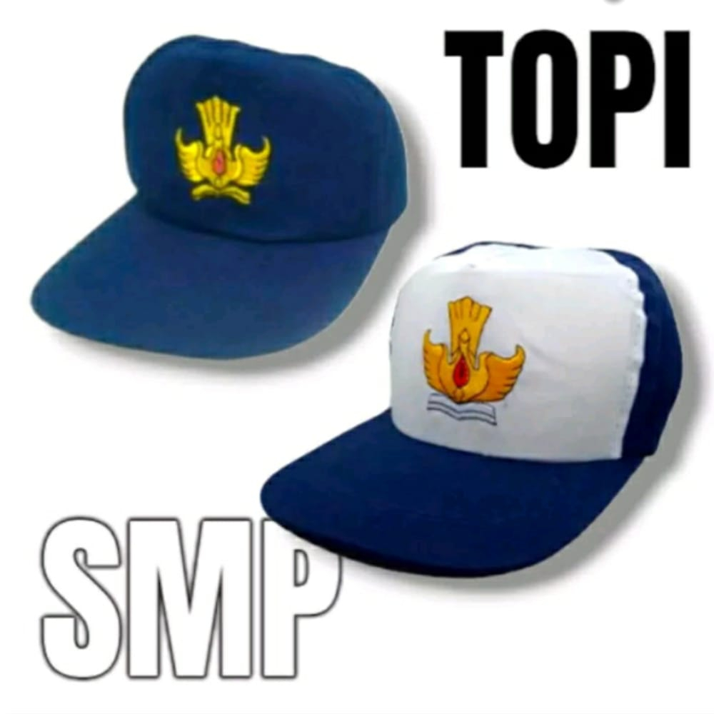 TOPI SMP/SMA BORDIR+DASI UKURAN BESAR
