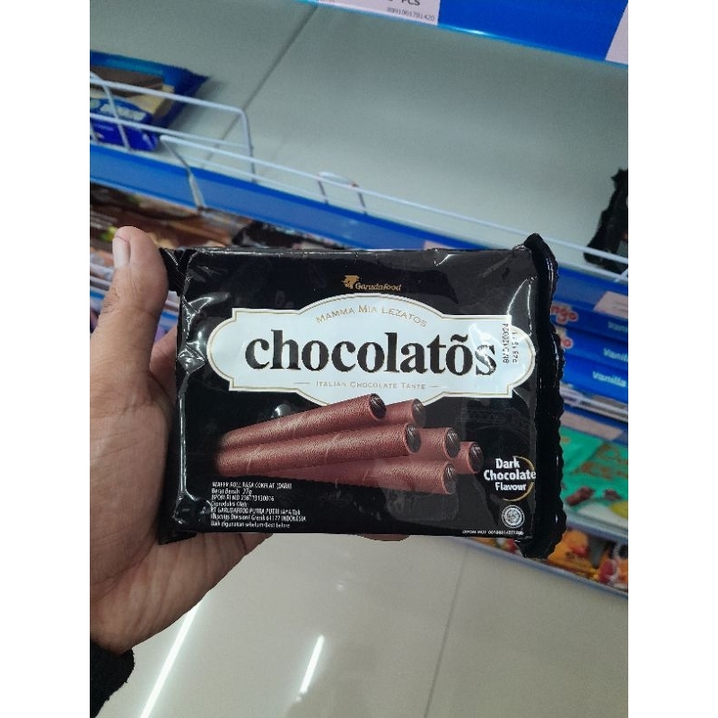 

Chocolatos dark mini 27gram (1 pack isi 10pcs)