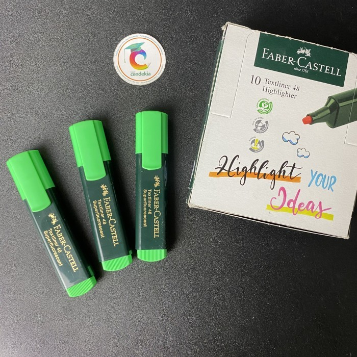 

Highlighter Textliner 48 Stabilo Faber Castell Green Hijau