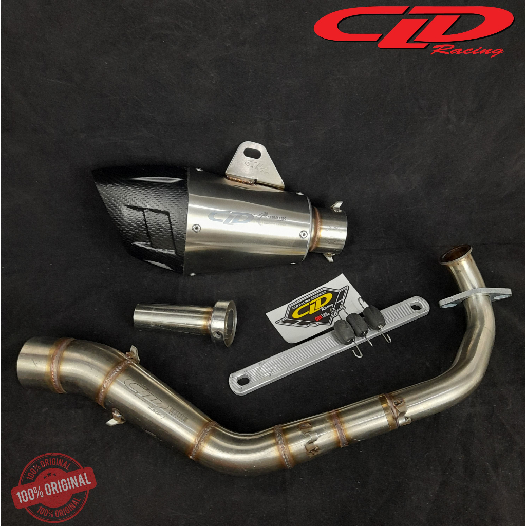 KNALPOT CLD TYPE SHARK SERIES GENIO BEAT DELUXE SCOOPY 2021