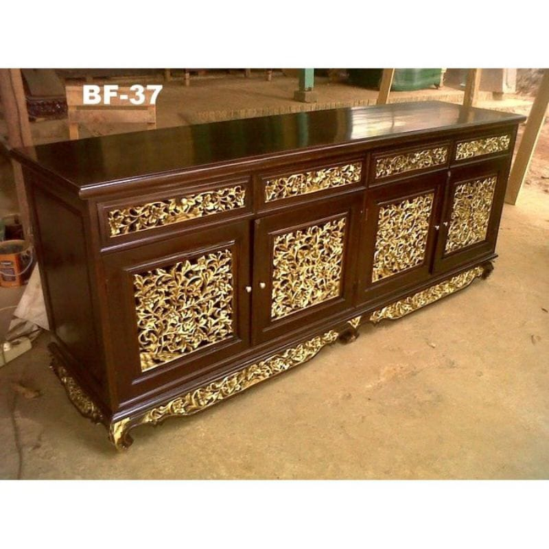 Bufet Meja TV Palembang , Bufet TV kayu jati jepara