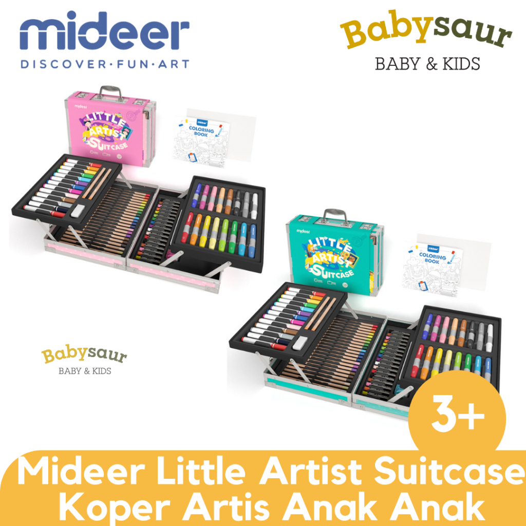

Mideer Little Artist Suitcase Coloring Set Koper Artis Alat Warna Crayon Pensil Warna Set Hadiah Kado Anak Anak Perempuan Usia Umur 3 4 5 6 7 8 9 10 Tahun