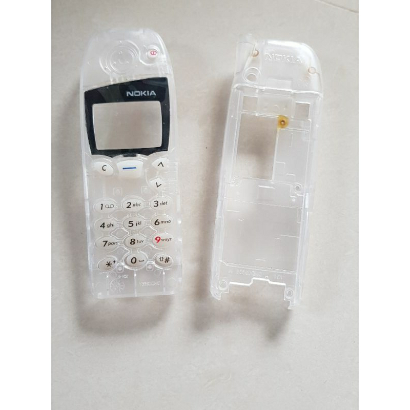 casing nokia 5110 transparan tulang kaca hitam