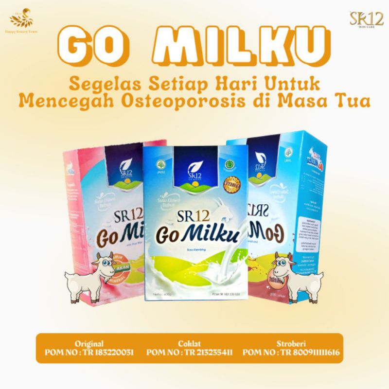 

Gomilku SR12 Susu Kambing ETAWA Premium 200gr - 600gr