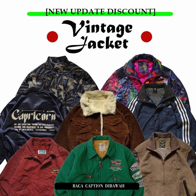 [UPDATE PROMO 19 JUNI 2025] PROMO JAKET VINTAGE HARRINGTON/ WINDBREAKER/ OUTDOOR/ UNIQLO AIRISM