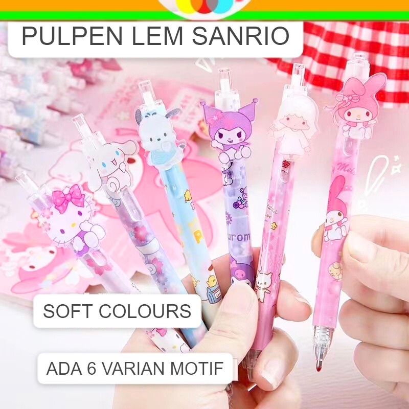 

PULPEN LEM SANRIO ALAT JURNALING PULPEN UNTUK HIAS DIARY LEM UNIK PEN PEREKAT MY TWIN STAR HELLOKITTY MY MELODY CINAMORROL POCCACO KUROMI ALAT TULIS SEKOLAH ATS @sakimyo