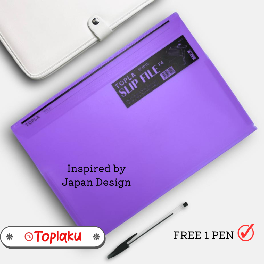 Map Dokumen Holder Aesthethic Plastik Berkas Dokumen Keeper Slip File Anti Air Praktis F4 A4 Folio