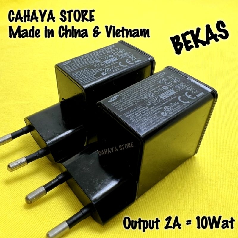 Adaptor Kepala Ces 2A 10Wat SamSg Glxii Tab 1 Tab 2 Original Copotan Hp Tipe Ori N8000 P3100 P3110 P