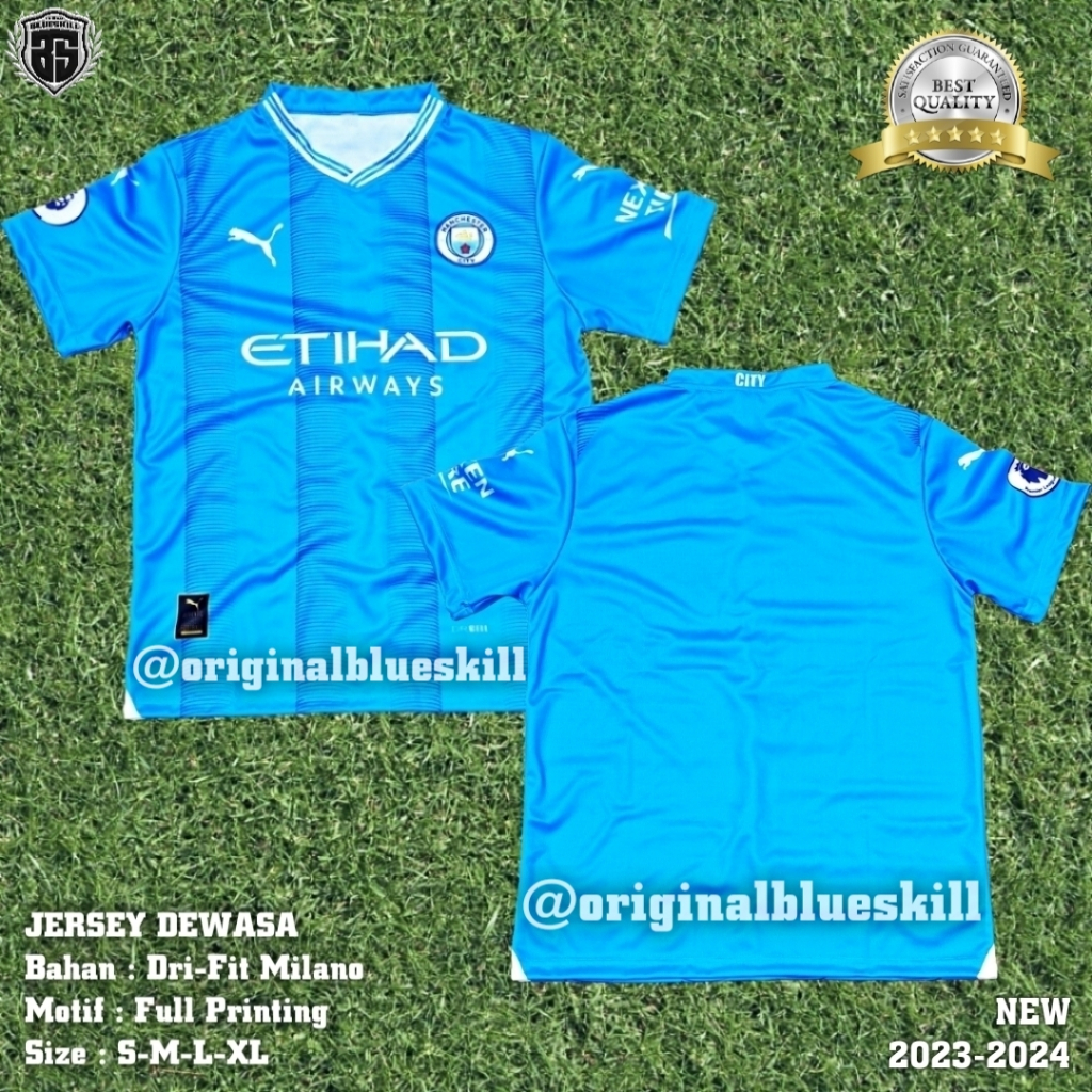 Jersey manchester city dewasa / jersey sepak bola dewasa / jersey club terbaru pria dan wanita dewasa / pakaian olahraga dewasa