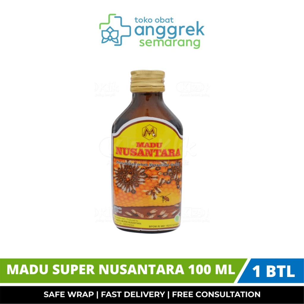 

MADU SUPER NUSANTARA 100 ML/MADU ROYAL JELLY/DAYA TAHAN TUBUH