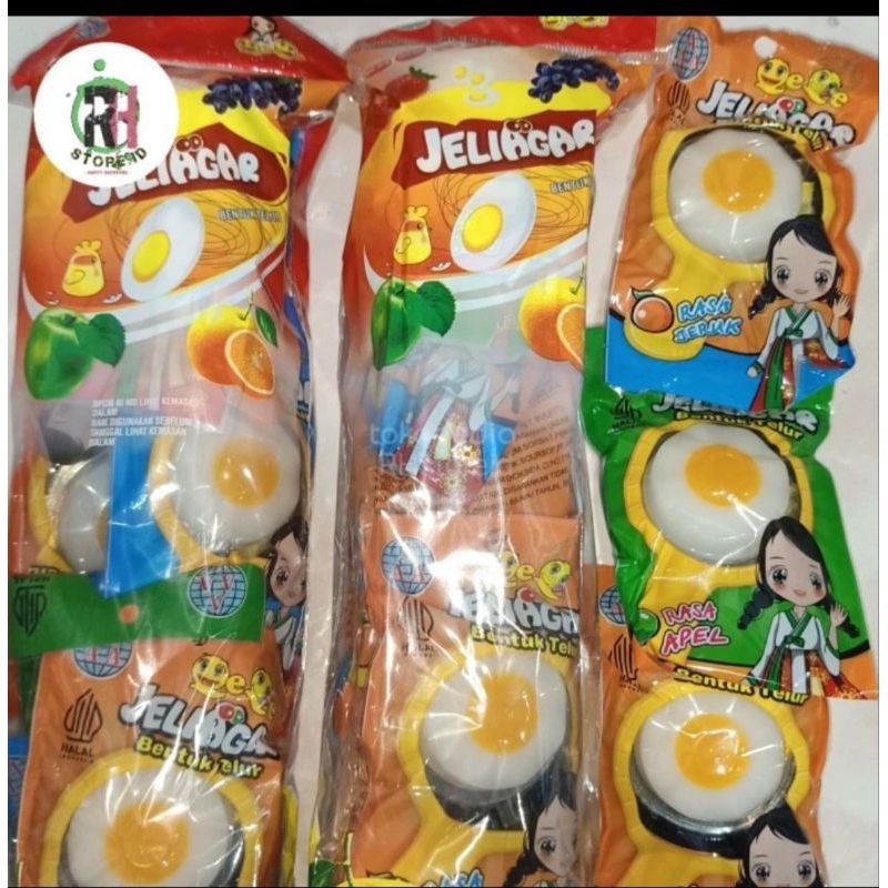 

JELLY TELOR SACHET ANEKA RASA 1PAK ISI 10 PCS