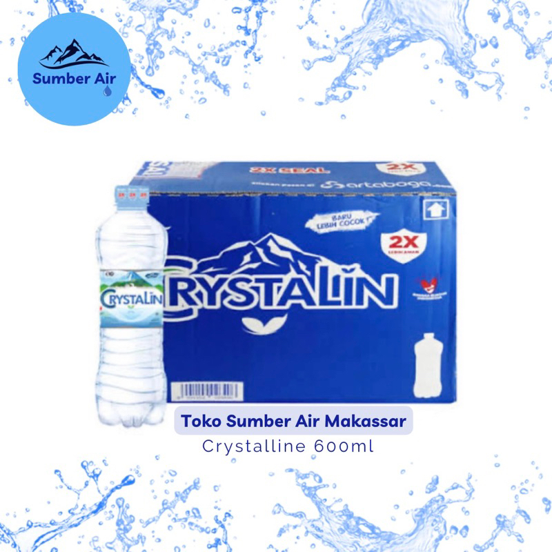 Air Mineral Crystalin 600ml (1 Dus/Karton)