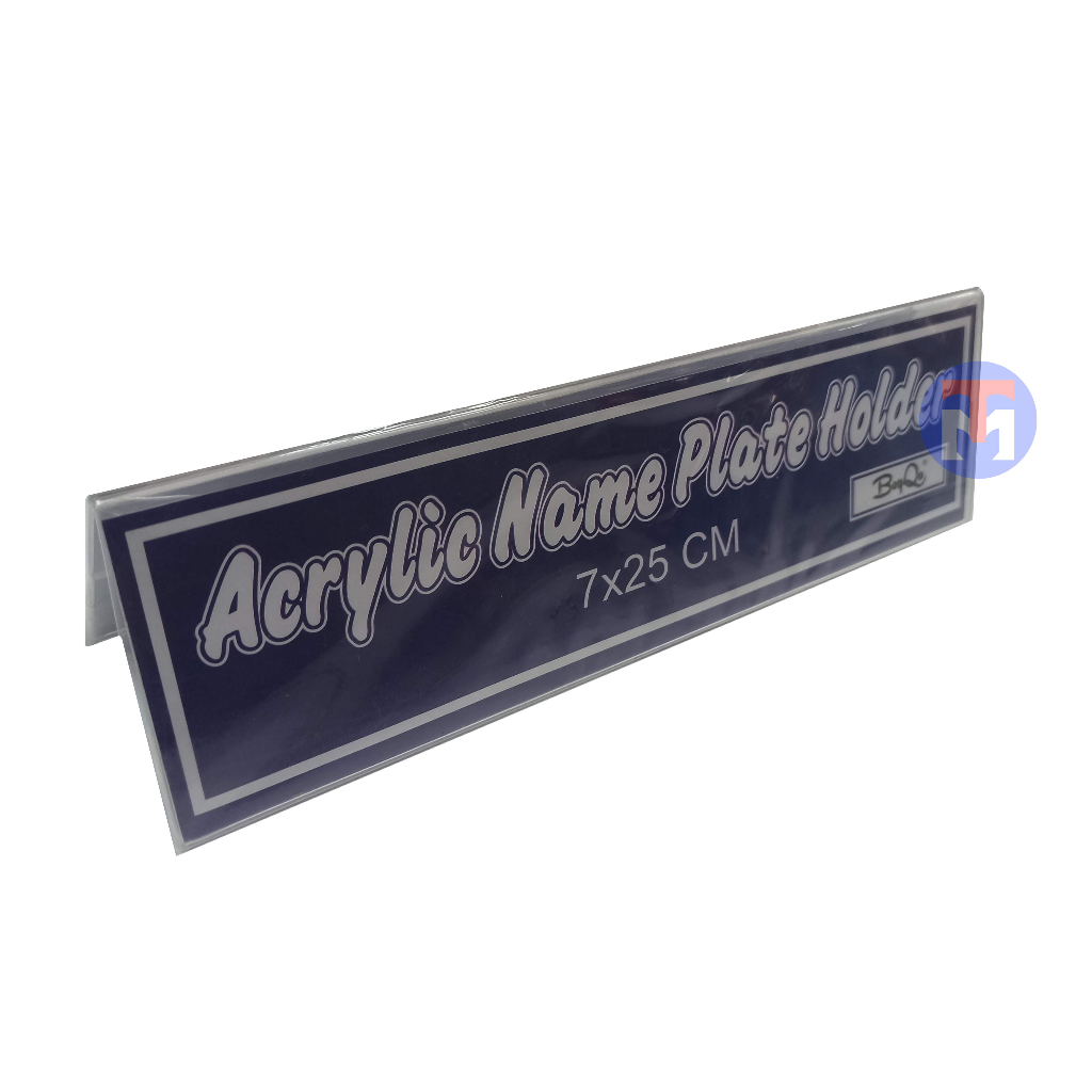 

Acrylic Name Plate 7x25 2 Sisi