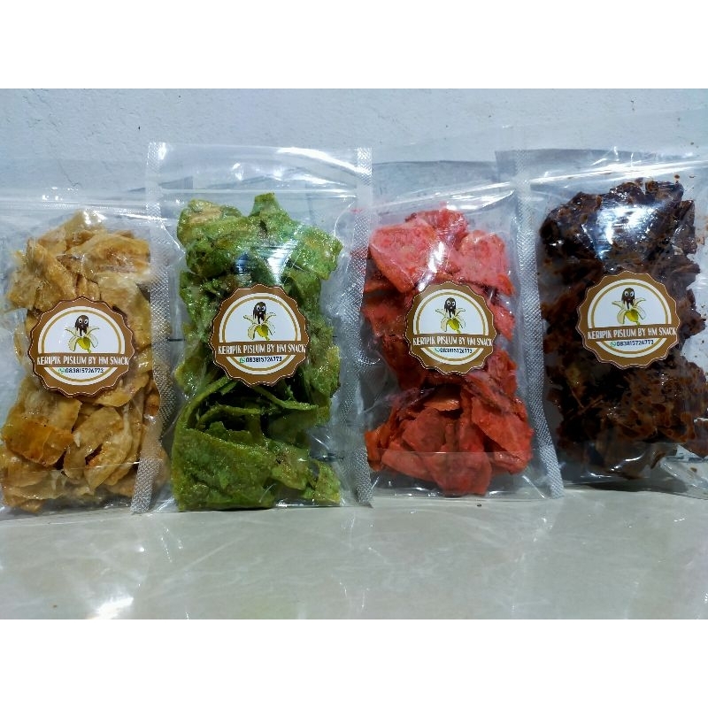 

( HM snack ) Keripik Pislum 80grm