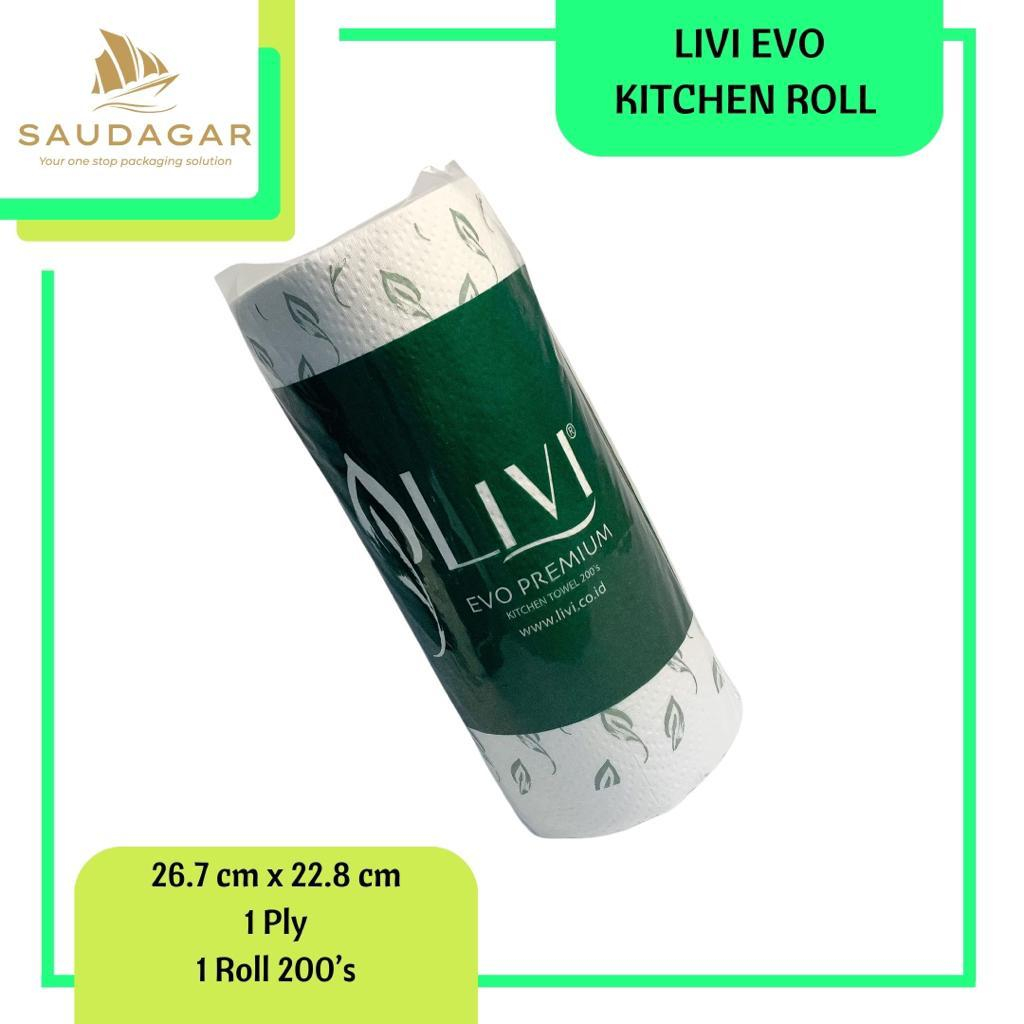 Tissue Dapur Serap Minyak Livi / Livi Evo Kitchen Towel Roll