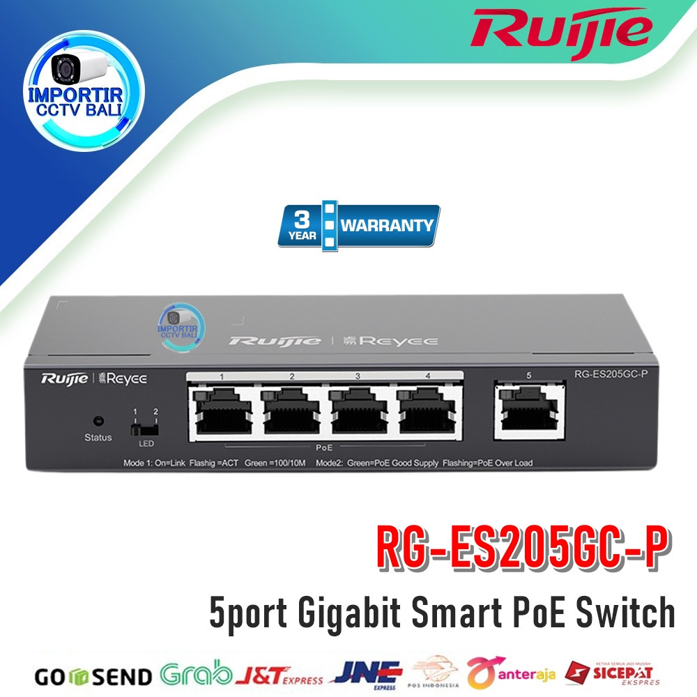 RUIJIE 5port Gigabit Smart PoE Switch ICB