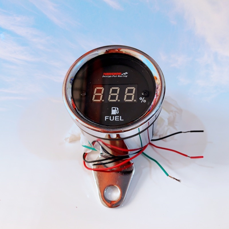 Indikator Bensin Motor Universal Amper Bensin Digital Led Motor