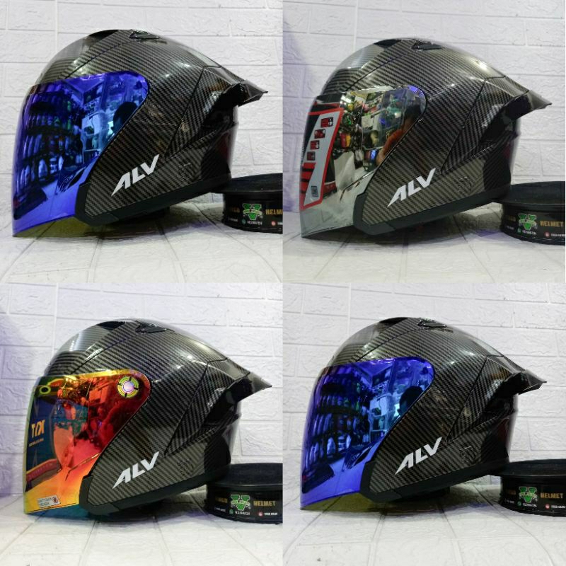 HELM ALV ULTRON KARBON BLACK PAKET GANTENG|ALV ULTRON CARBON