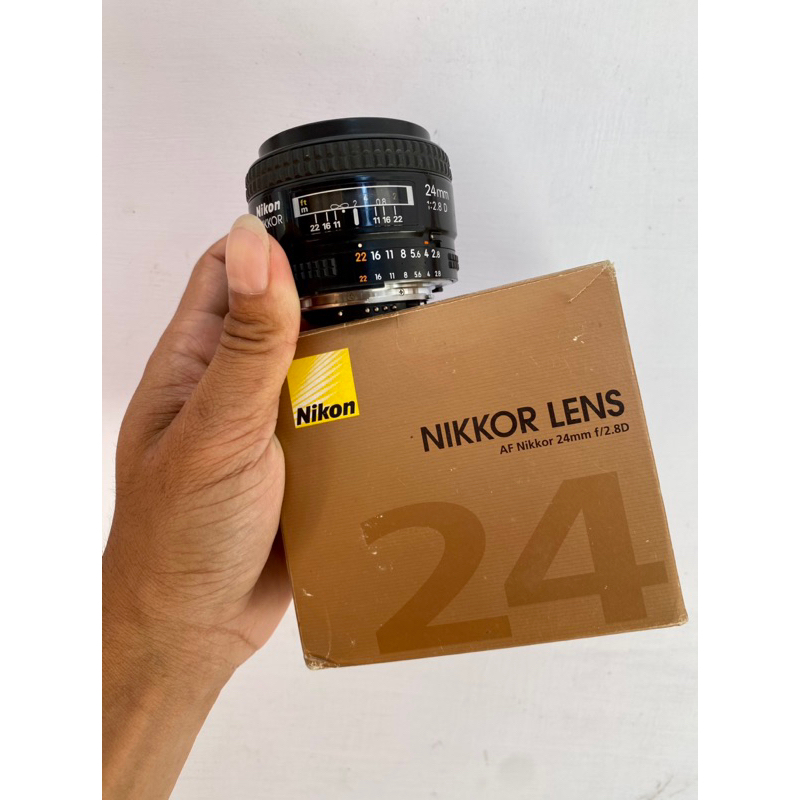 Lensa NIKON AF 24mm f2.8 afd FOR NIKON