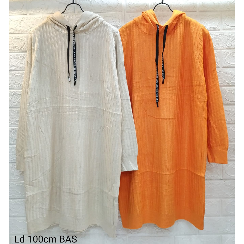 TUNIK HOODIE POLOS IMPORT BAS