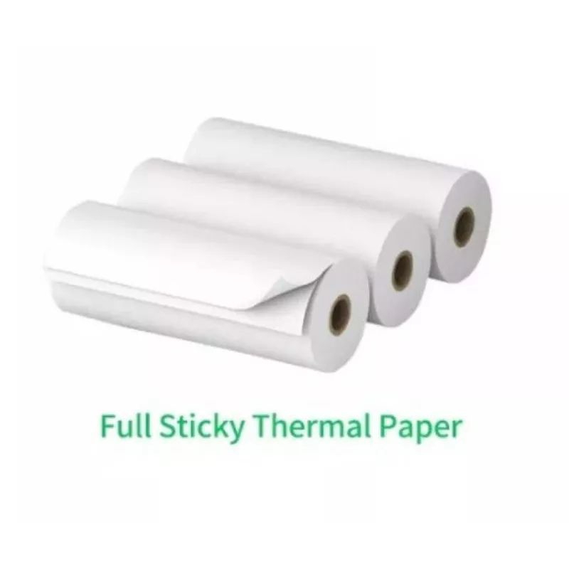 

Kertas thermal 77mm / kertas peripage a9 / kertas sticker roll / label printer thermal A9