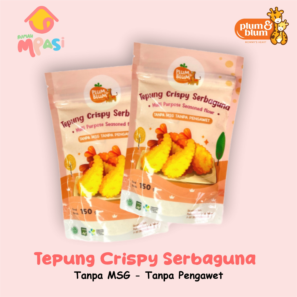 

Plum & Blum Tepung Crispy Serbaguna / Tepung Bumbu Serbaguna Non MSG -150 gr