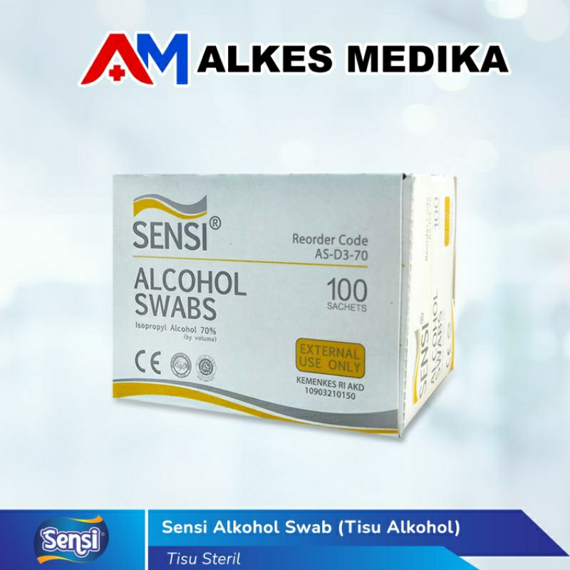 SENSI Alcohol Swab 100pcs