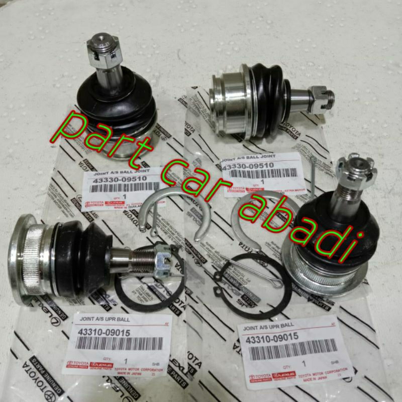 Ball Joint Atas,Dan Bawah Asli Innova Fortuner Hilux 2 Set 4pc