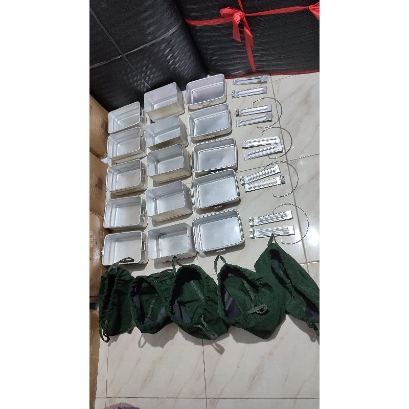 nasting tni nesting tni cookingset alat masak outdoor bushcraft