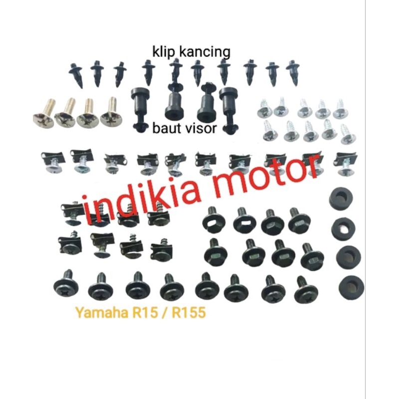 baut baud full body Yamaha R15 155 v2 R15 155 v3