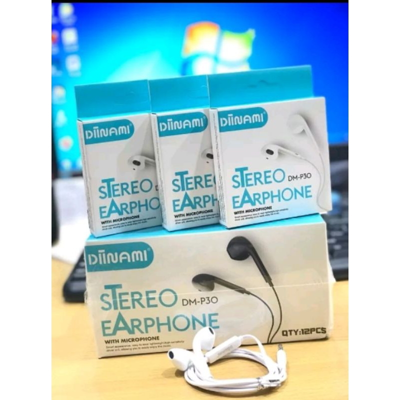 earphone diinami stereo with microphone
