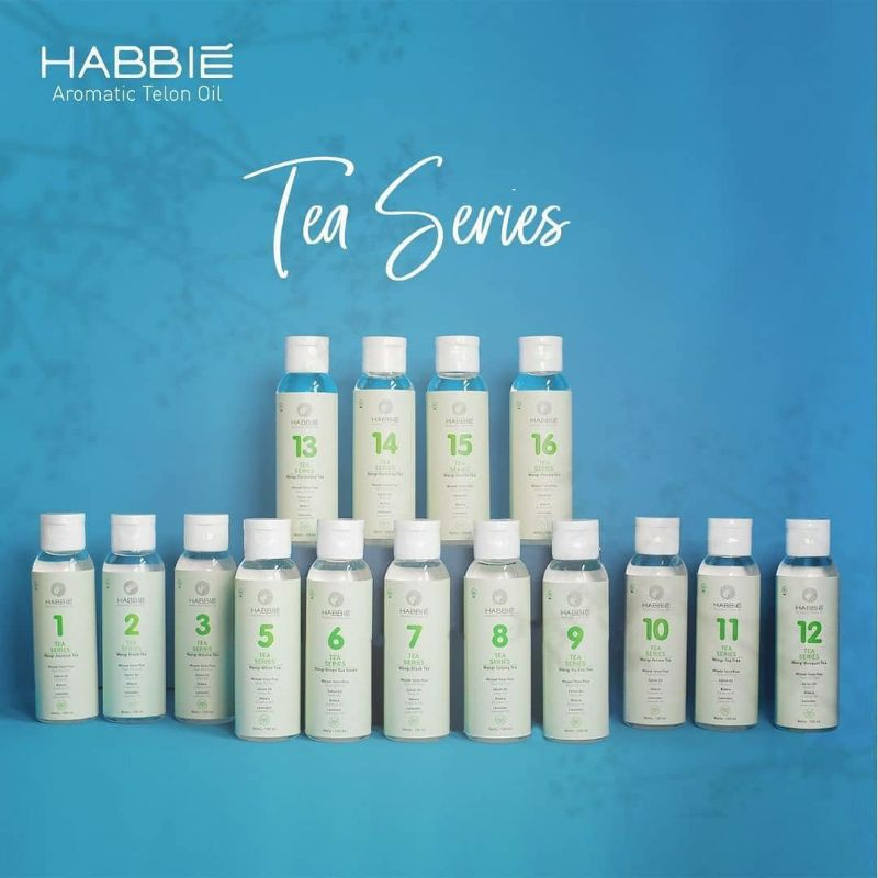 Habbie Minyak Telon Tea Series 100 ml - Habbie Seri Teh Hijau