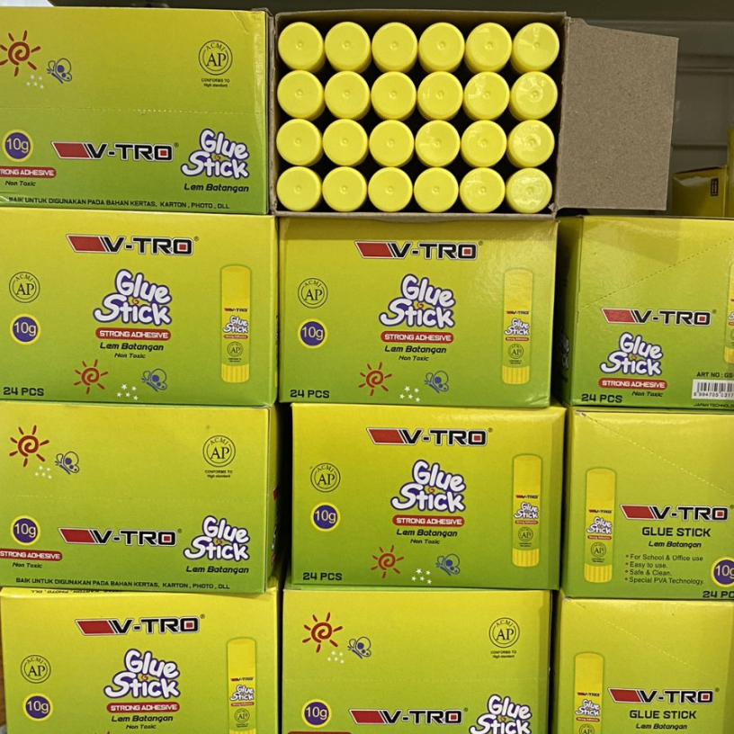 

[1 Pak Isi 24 Pcs] Glue Stick / Lem Kertas Batangan 10 gram bukan Joyko