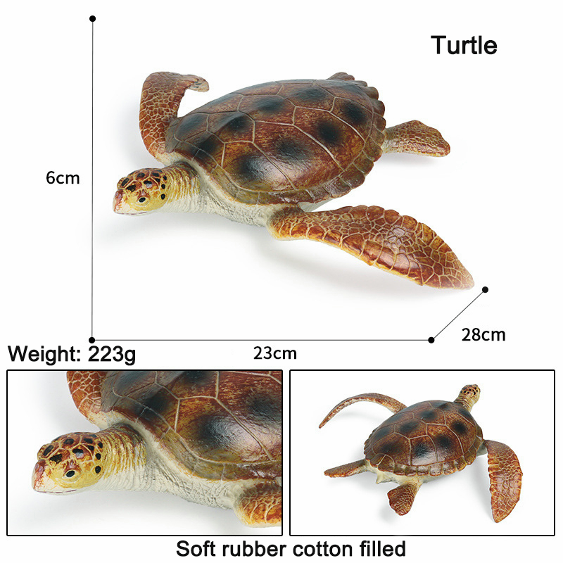 Ready✅mainan hewan laut karet mainan hewan hewan laut mainan ikan laut mainan hiu lumba-lumba segel 