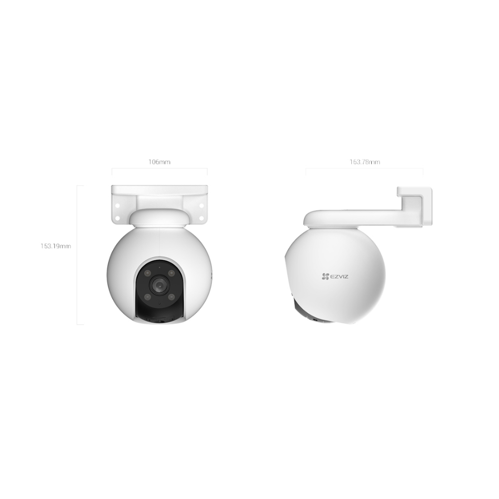 Ezviz H8 Pro 5MP 3K Wifi IP Cam Smart CCTV Outdoor Pan &amp; Tilt